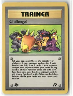 Pokemon Challenge! 74/82 1st Edition Team Rocket Uncommon - Image 1