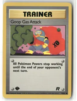 Pokemon Goop Gas Attack 78/82 1st Edition Team Rocket Common - Image 1