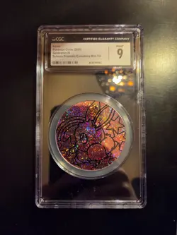 2025 Pokemon Coins Generation IX Espeon Prismatic Evolutions Eevee CGC 9 - Image 1
