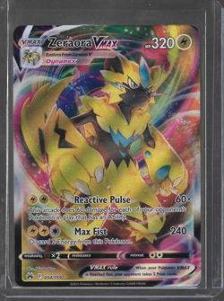 Zeraora VMAX 054/159 Crown Zenith Ultra Rare Holo Pokemon Card NM - Image 1