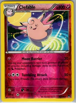 Clefable 82/122 Reverse Holo XY - BREAKpoint - Pokemon Card - NM - Image 1