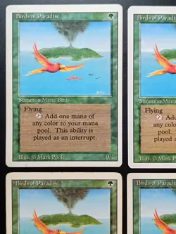 4x Birds Of Paradise | Revised Edition | MTG | Magic The Gathering - Image 2