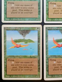4x Birds Of Paradise | Revised Edition | MTG | Magic The Gathering - Image 4