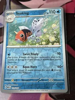 Pokemon TCG Seaking Uncommon SV: Scarlet & Violet 151 119/165 NM - Image 1