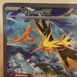 Pokemon TCG Scarlet & Violet 151 Zapdos ex 202/165 Special Illustration Rare SIR - Image 2