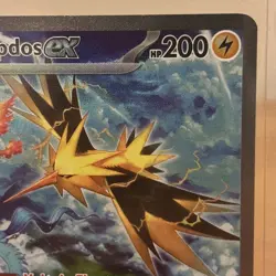 Pokemon TCG Scarlet & Violet 151 Zapdos ex 202/165 Special Illustration Rare SIR - Image 3