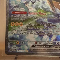 Pokemon TCG Scarlet & Violet 151 Zapdos ex 202/165 Special Illustration Rare SIR - Image 4