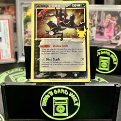 Greninja Gold Star SWSH144 Black Star Promo Celebrations Pokemon TCG - Image 1