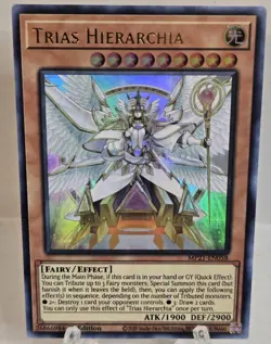 Yugioh - Trias Hierarchia MP21-EN058 1st Edition Ultra Rare NM - Image 1