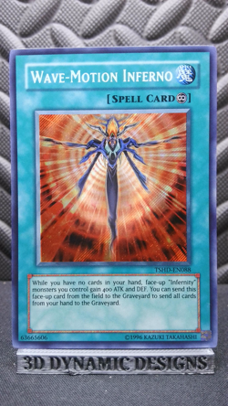| Yugioh Wave-Motion Inferno TSHD-EN088 Secret Rare The Shining Darkness NM | - Image 1