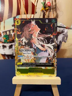 One Piece Card Game Nico Olvia (OP09-106) Regionals Tournament Promo - Image 1