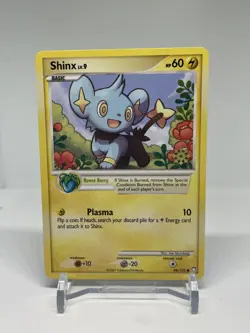 Shinx 98/123 Countdown Calendar Snowflake Stamp Promo Pokemon Card - LP - Image 1