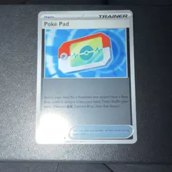 Pokemon TCG Poke Pad Trainer-Item Card 198/217 Holofoil - Image 1