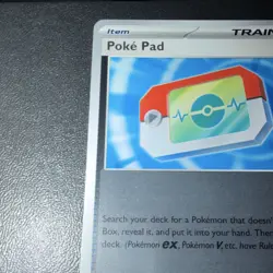 Pokemon TCG Poke Pad Trainer-Item Card 198/217 Holofoil - Image 4