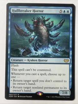 MTG Hullbreaker Horror Magic: The Gathering Crimson Vow Rare #063 - Image 1