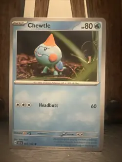 Pokemon TCG Chewtle - 043/142 - Stellar Crown Card 2024 - Image 1
