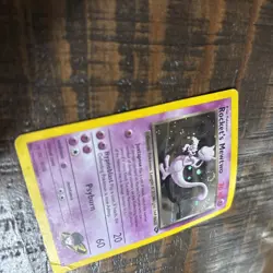 Pokemon Rocket’s Mewtwo 14/132 Gym Challenge Vintage Holo Card WOTC (MP) - Image 4