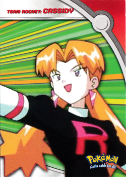 #HV5 Cassidy - Topps Pokemon Heroes & Villians Blue Logo - Image 1