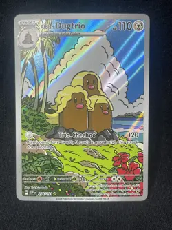 Alolan Dugtrio 208/191 Surging Sparks Illustration Rare Pokemon TCG NM - Image 2