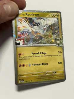 Pokemon N's Reshiram Journey Together 116/159 Play! Stamp Prize Pack Series 8 - Image 1
