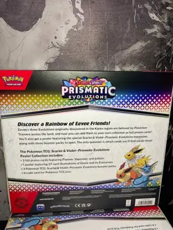 Pokemon Prismatic Evolutions Poster Collection NEW SEALED - Image 2