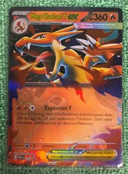 Pokemon TCG Mega Charizard Y EX 030 Black Star Promo Ascended Heroes NM - Image 1