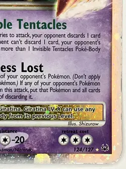 Giratina LV.X MP 124/127 Platinum Pokemon TCG Holo - Image 4