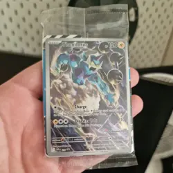 Pokemon TCG Thundurus SVP 209 Black Star Promo, Sealed Pokemon Center Stamped - Image 1