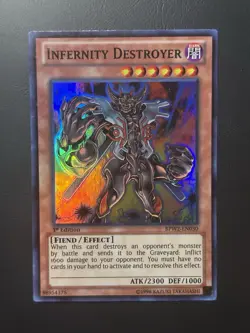 Yugioh! - Infernity Destroyer BPW2-EN030 Super Rare 1st Edition Near Mint - Image 1