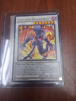 | Yugioh Exploder Dragonwing LC5D-EN070 1st Rare Legendary 5Ds MP - Image 1