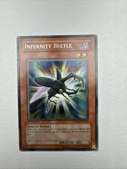 Infernity Beetle [TSHD-EN014] Rare 1st Edition MP Shining Darkness Yugioh - Image 1