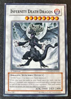 Infernity Death Dragon TSHD-EN042 First 1st Edition Yu-Gi-Oh! Doom - Image 1