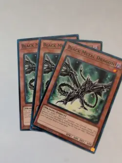 Yugioh 3X Black Metal Dragon LDS1-EN008 Common 1st Ed NM - Image 1