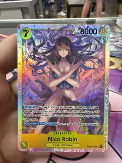 Nico Robin EB03-055 SR Super Rare Extra Booster Heroines One Piece English - Image 1