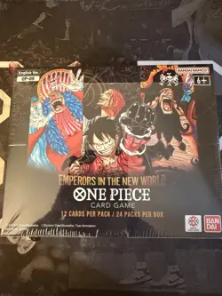 One Piece TCG English Booster Box OP-09 Emperors in the New World Sealed - Image 1