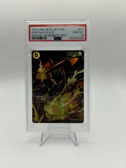 One Piece Portgas.D.Ace (ST13-011) (SP) Legacy of the Master OP12 PSA 10 - Image 2