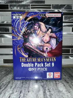 SEALED One Piece OP14 The Azure Seas Seven Double Pack Set 9 Display Box x8 - Image 1