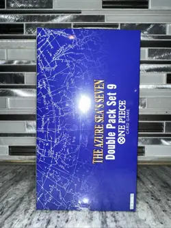 SEALED One Piece OP14 The Azure Seas Seven Double Pack Set 9 Display Box x8 - Image 2