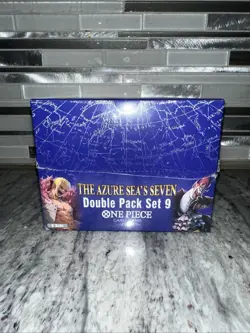 SEALED One Piece OP14 The Azure Seas Seven Double Pack Set 9 Display Box x8 - Image 5