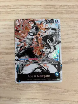 ST22-001 Ace & Newgate (Parallel) English L NM One Piece TCG Card Game - Image 1