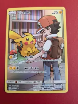 Pokemon Pikachu Card 241/236 Cosmic Eclipse Secret Rare Near Mint Condition - Image 1