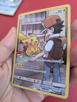 Pokemon Pikachu Card 241/236 Cosmic Eclipse Secret Rare Near Mint Condition - Image 3