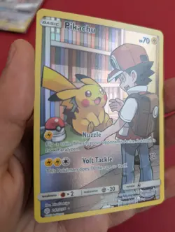 Pokemon Pikachu Card 241/236 Cosmic Eclipse Secret Rare Near Mint Condition - Image 4