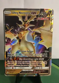 Necrozma GX Ultra Sm-Forbidden Light Holo Card 95/131 NM Condition - Image 1
