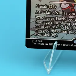 MTG Dark Leo & Shredder 0289 Showcase Foil TMNT Mythic Rare - Image 2