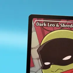 MTG Dark Leo & Shredder 0289 Showcase Foil TMNT Mythic Rare - Image 5