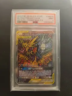 2019 POKEMON BLACK STAR PROMO SM210 MOLTRES & ZAPDOS & ARTICUNO GX HIDDEN FATES - Image 1
