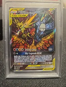 2019 POKEMON BLACK STAR PROMO SM210 MOLTRES & ZAPDOS & ARTICUNO GX HIDDEN FATES - Image 5