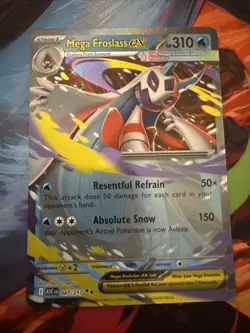 Mega Froslass EX 047/217 Double Rare Pokemon 2026 Ascended Heroes NM Mint - Image 1