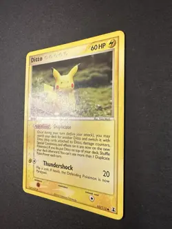 Pokemon Ditto 63/113 Pikachu 2005 Delta Species LP - Image 3